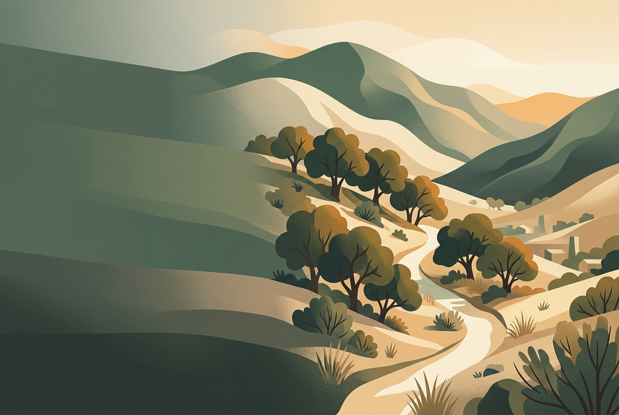 California heat wave continues through Thursday with a weekend cooldown ahead — editorial illustration