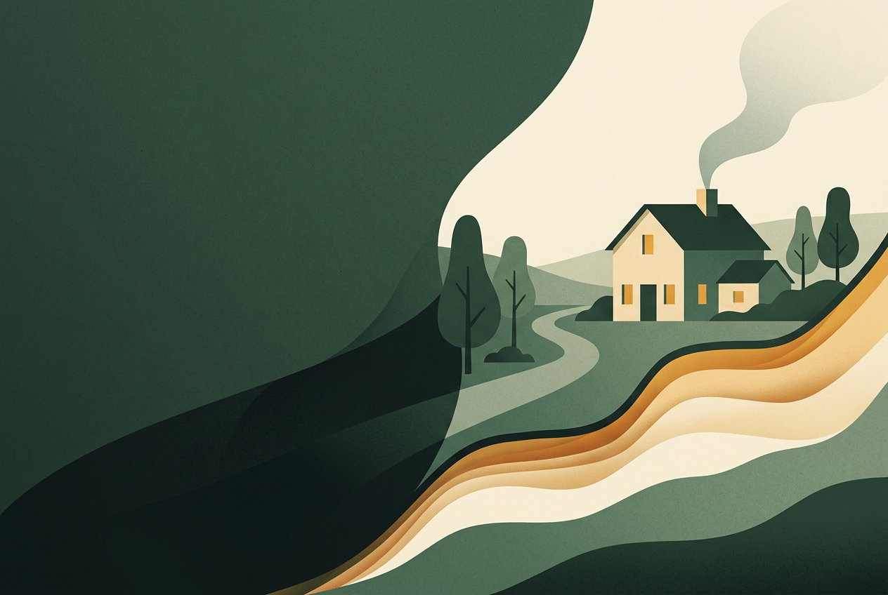 Think tank projects higher household energy costs from federal policy changes — editorial illustration