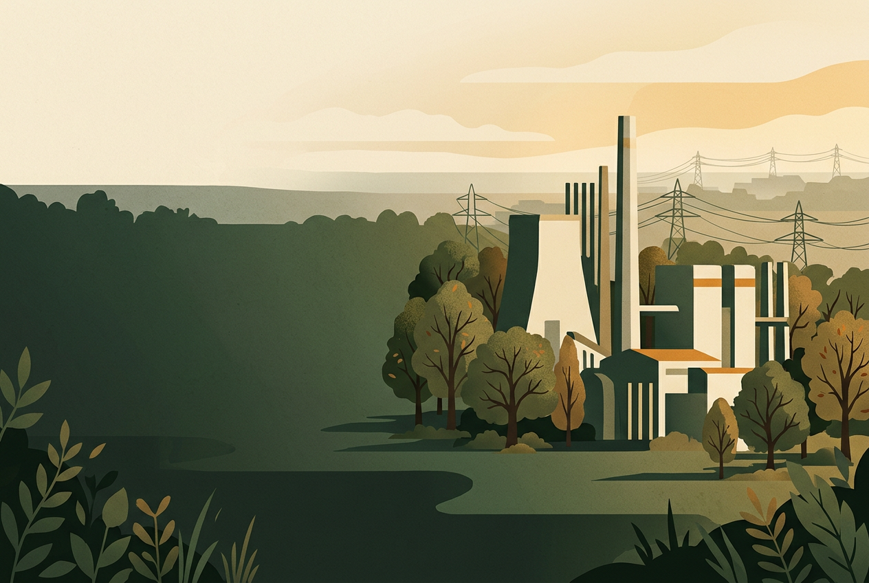 Federal power grid emergency covers 13 states and DC through Friday — editorial illustration