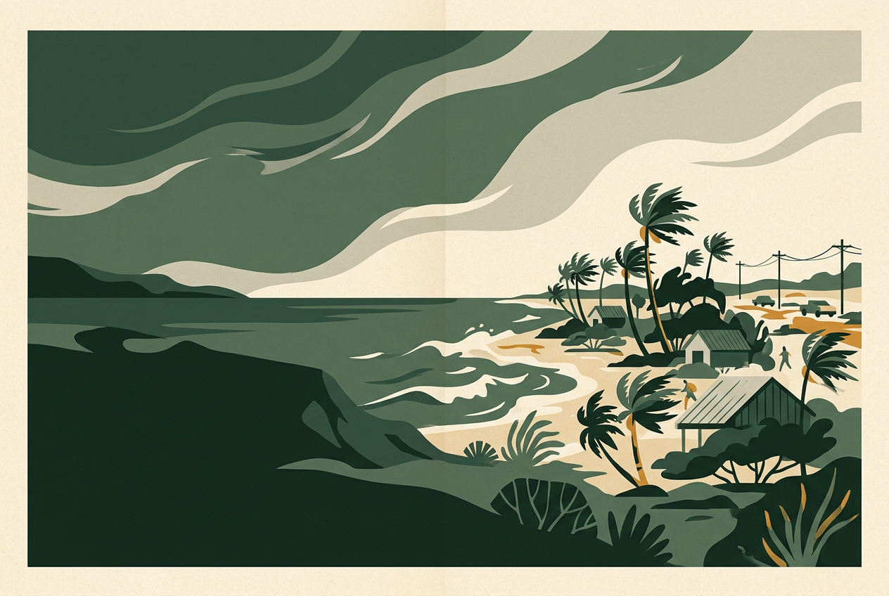 Hurricane Isaias to strike northern Gulf Coast with dangerous surge and winds — editorial illustration
