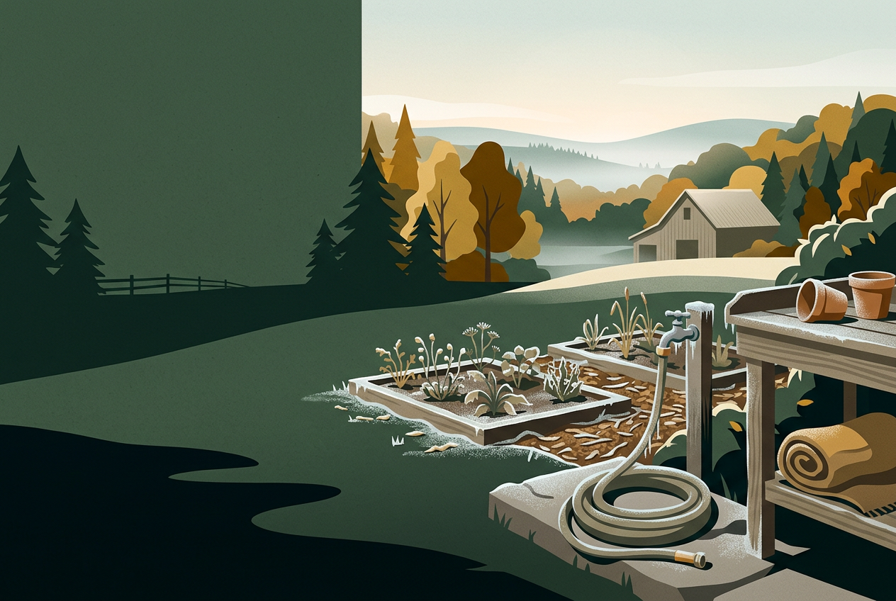Season's first frost and freeze reaches the DC region, Kentucky and Wisconsin — editorial illustration