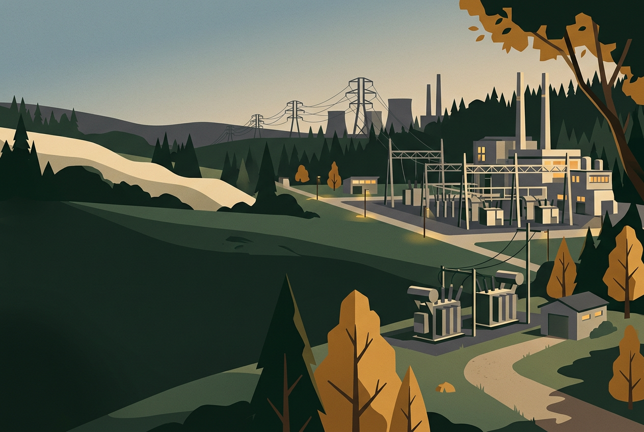 Mid-Atlantic grid emergency continues through Friday with no announced blackouts — editorial illustration