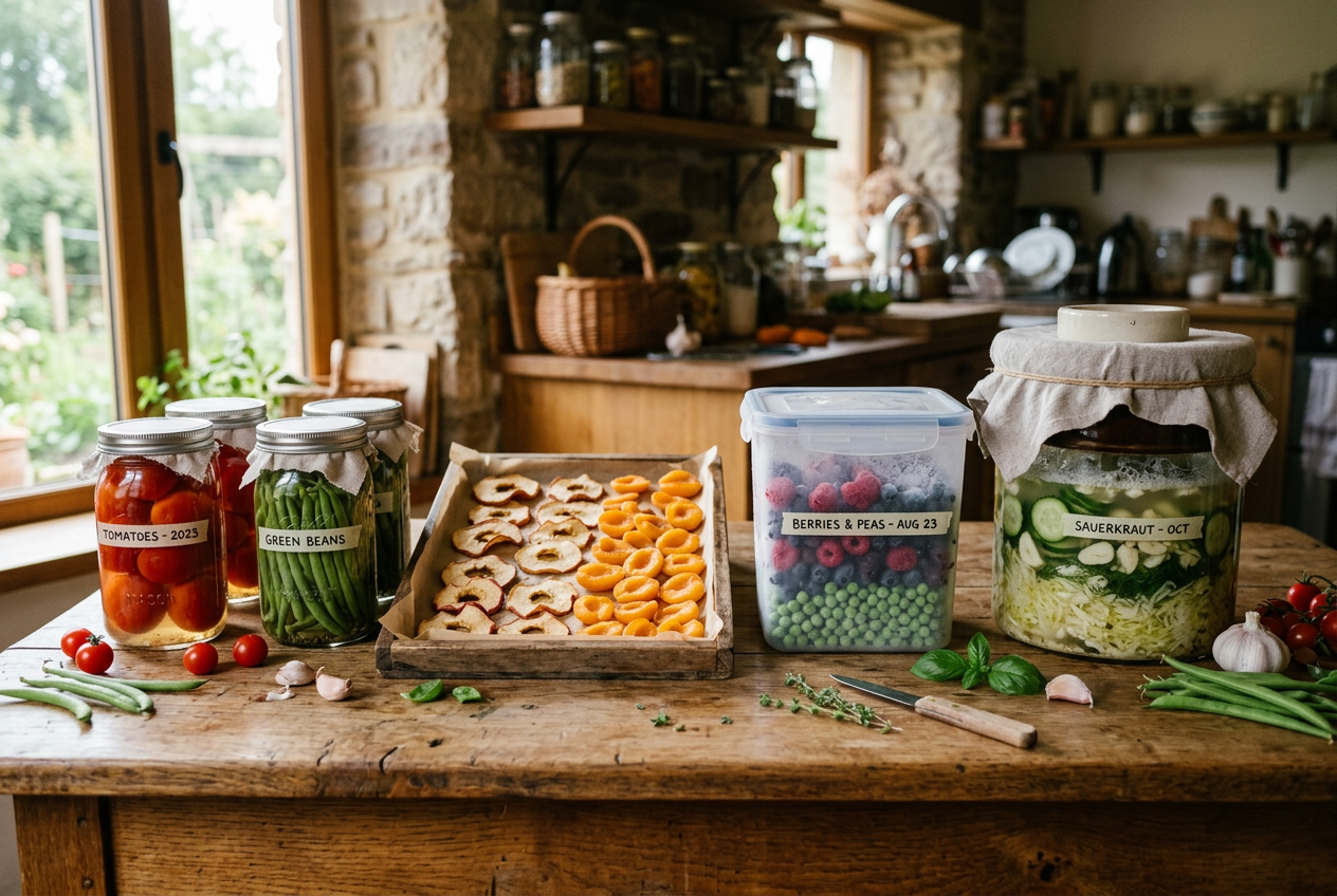 Food Preservation Methods Compared: Canning, Drying, Freezing, and Fermenting (2026)