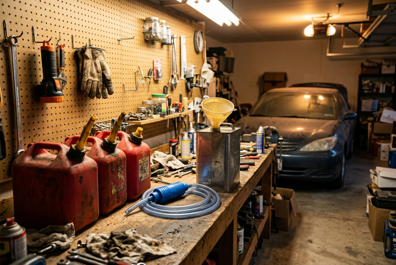 Gasoline Shortage Household Prep: How to Cope When Fuel Jumps 40 Cents (2026)