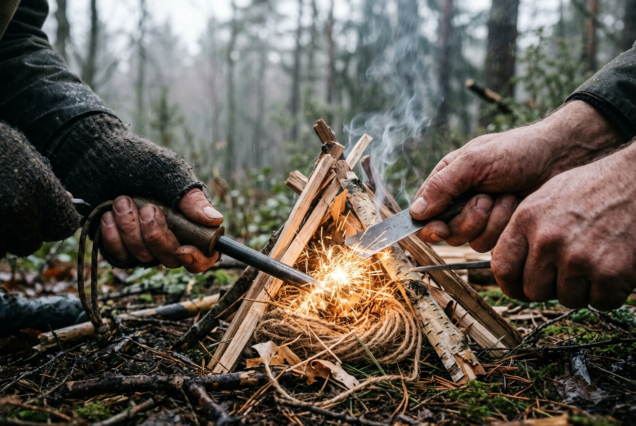 How to Start a Fire in Any Conditions: A Complete Guide (2026)