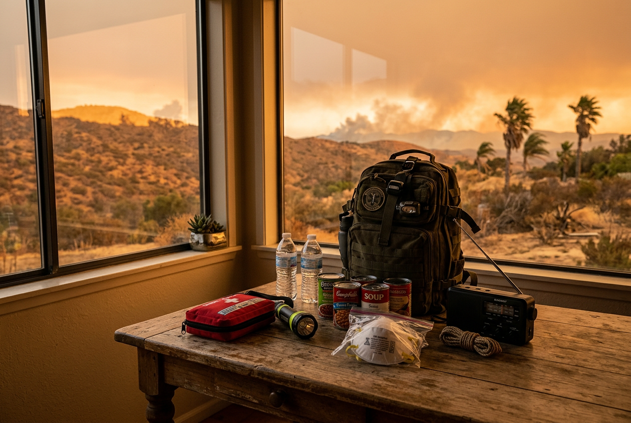 Active Southern California Wildfires: A Household Readiness Checklist During Red-Flag Conditions (2026)
