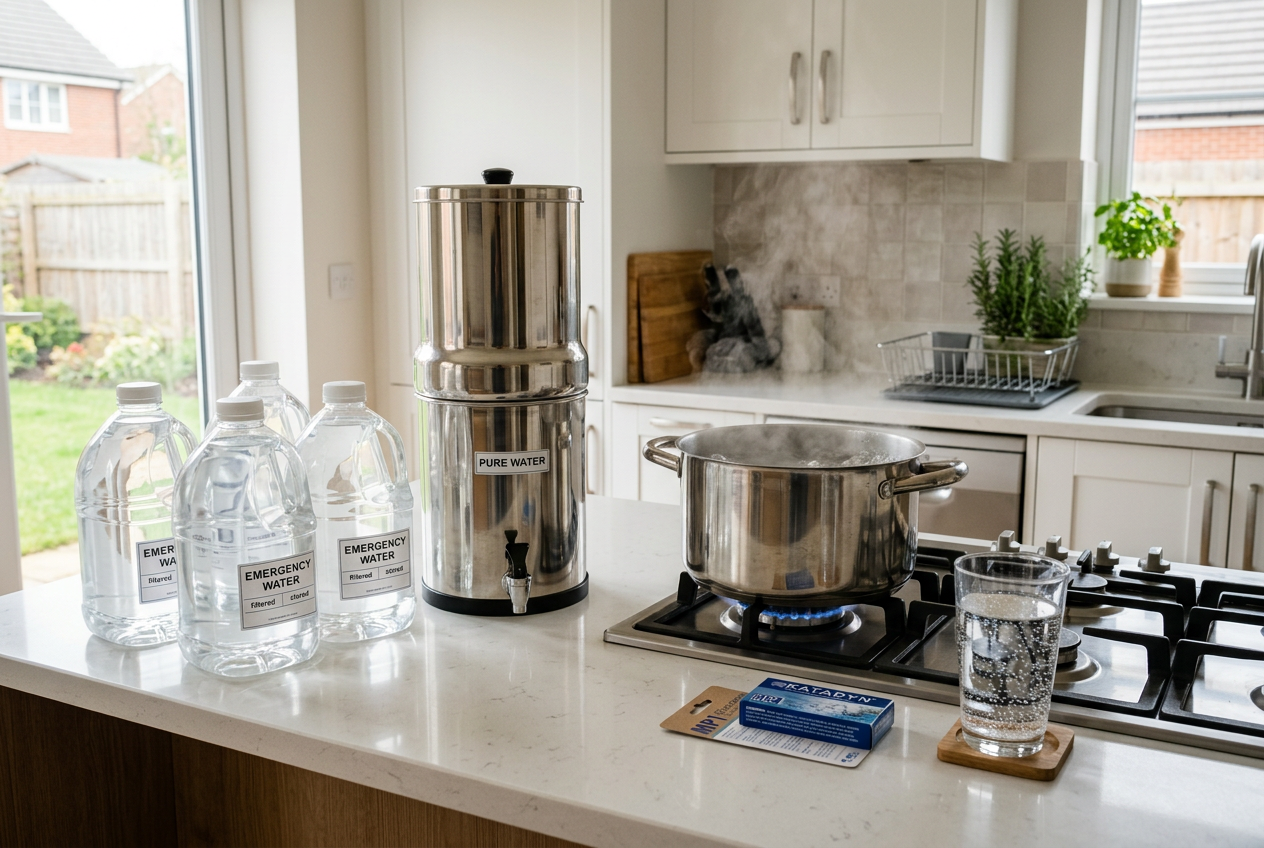 When Your Tap Water Isn't Safe: Household Prep for Utility Disruptions and Boil Advisories (2026)